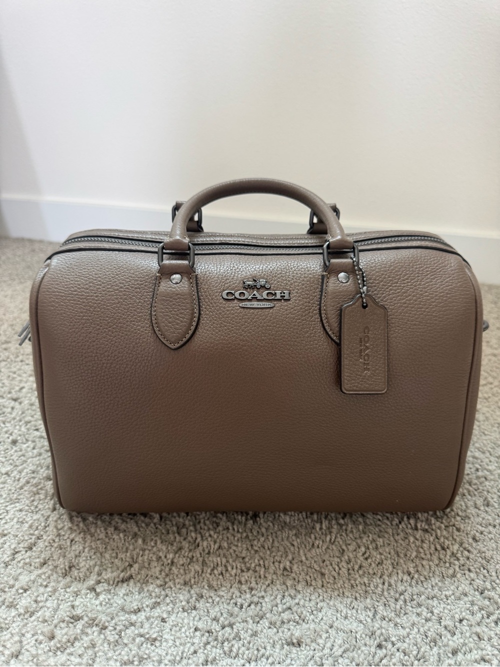 COACH Large Rowan in the color Stone